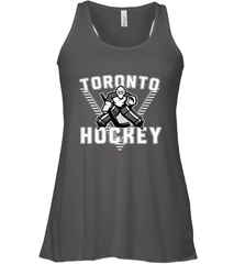 Old School Toronto Hockey Retro 90s Racerback Tank Racerback Tank - Eddytshirt