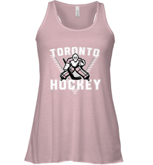 Old School Toronto Hockey Retro 90s Racerback Tank Racerback Tank - Eddytshirt