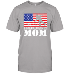 USA American Distressed Flag Roller Hockey Mom Women For Her T-Shirt T-Shirt - Eddytshirt