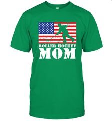 USA American Distressed Flag Roller Hockey Mom Women For Her T-Shirt T-Shirt - Eddytshirt