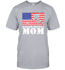 USA American Distressed Flag Roller Hockey Mom Women For Her T-Shirt T-Shirt - Eddytshirt