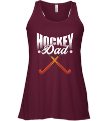 Mens Field Hockey Funny Slogan Pun Gift  Hockey Dad Racerback Tank Racerback Tank - Eddytshirt
