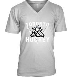 Old School Toronto Hockey Retro 90s V-Neck T-Shirt