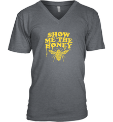 Show Me The Honey Bee Funny Beekeeping Humor Apiarist Gift T Shirt V-Neck T-Shirt V-Neck T-Shirt - Eddytshirt