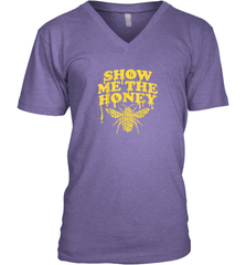 Show Me The Honey Bee Funny Beekeeping Humor Apiarist Gift T Shirt V-Neck T-Shirt V-Neck T-Shirt - Eddytshirt