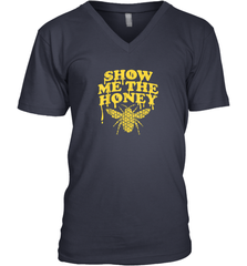 Show Me The Honey Bee Funny Beekeeping Humor Apiarist Gift T Shirt V-Neck T-Shirt V-Neck T-Shirt - Eddytshirt