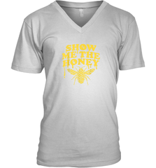 Show Me The Honey Bee Funny Beekeeping Humor Apiarist Gift T Shirt V-Neck T-Shirt V-Neck T-Shirt - Eddytshirt