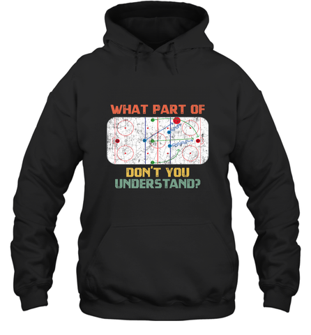 What Part Of Ice Hockey Don't You Understand Hockey Fans Hoodie Hoodie / Black / S Hoodie - Eddytshirt