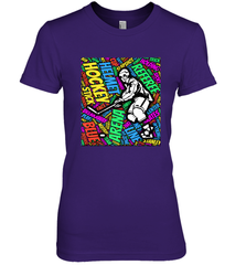 This hockey player makes great gift Premium Women's T-Shirt Premium Women's T-Shirt - Eddytshirt