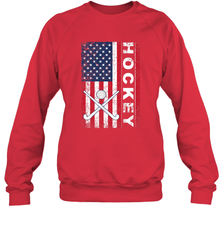 USA American Flag Hockey Player Perfect Gift Sweatshirt Sweatshirt - Eddytshirt
