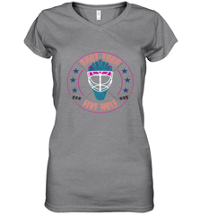 Shut Your Five Hole T Shirt  Funny Goalie Ice Hockey Gifts Women's V-Neck T-Shirt Women's V-Neck T-Shirt - Eddytshirt