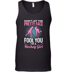 Ice Hockey Sport Hockey Girl Game Player Tank Top