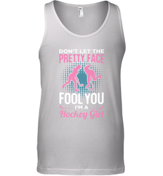 Ice Hockey Sport Hockey Girl Game Player Tank Top