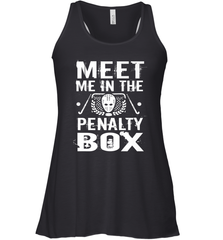 Meet Me In The Penalty Box Shirt  Funny Hockey Racerback Tank Racerback Tank - Eddytshirt