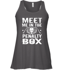 Meet Me In The Penalty Box Shirt  Funny Hockey Racerback Tank Racerback Tank - Eddytshirt