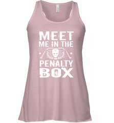 Meet Me In The Penalty Box Shirt  Funny Hockey Racerback Tank Racerback Tank - Eddytshirt