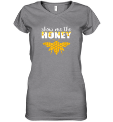 Show Me The Honey Beekeeper Beekeeping Honeybee Tees T Shirt Women's V-Neck T-Shirt Women's V-Neck T-Shirt - Eddytshirt