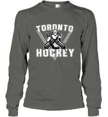 Old School Toronto Hockey Retro 90s Long Sleeve T-Shirt Long Sleeve T-Shirt - Eddytshirt