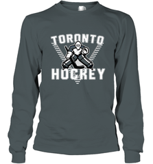Old School Toronto Hockey Retro 90s Long Sleeve T-Shirt Long Sleeve T-Shirt - Eddytshirt