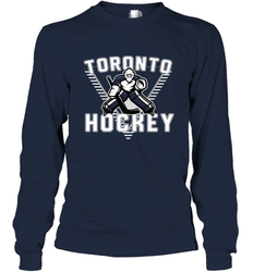 Old School Toronto Hockey Retro 90s Long Sleeve T-Shirt
