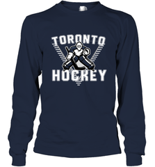 Old School Toronto Hockey Retro 90s Long Sleeve T-Shirt Long Sleeve T-Shirt - Eddytshirt