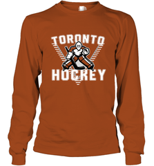 Old School Toronto Hockey Retro 90s Long Sleeve T-Shirt Long Sleeve T-Shirt - Eddytshirt