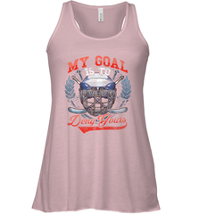 My Goal Is To Deny Yours Hockey Defender Racerback Tank Racerback Tank - Eddytshirt