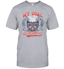 My Goal Is To Deny Yours Hockey Defender T-Shirt T-Shirt - Eddytshirt
