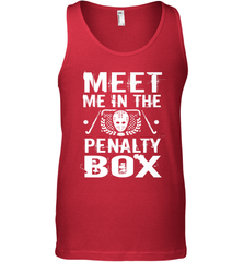 Meet Me In The Penalty Box Shirt  Funny Hockey Tank Top Tank Top - Eddytshirt