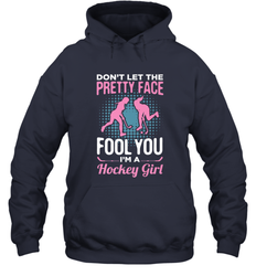 Ice Hockey Sport Hockey Girl Game Player Hoodie