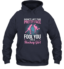 Ice Hockey Sport Hockey Girl Game Player Hoodie Hoodie - Eddytshirt