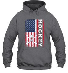 USA American Flag Hockey Player Perfect Gift Hoodie Hoodie - Eddytshirt
