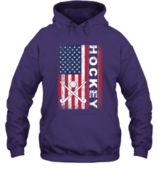 USA American Flag Hockey Player Perfect Gift Hoodie Hoodie - Eddytshirt