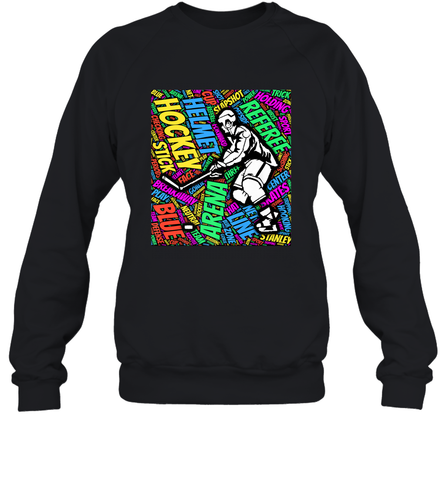 This hockey player makes great gift Sweatshirt Sweatshirt / Black / S Sweatshirt - Eddytshirt