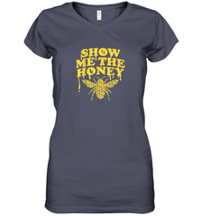 Show Me The Honey Bee Funny Beekeeping Humor Apiarist Gift T Shirt Women's V-Neck T-Shirt Women's V-Neck T-Shirt - Eddytshirt