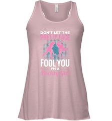 Ice Hockey Sport Hockey Girl Game Player Racerback Tank Racerback Tank - Eddytshirt