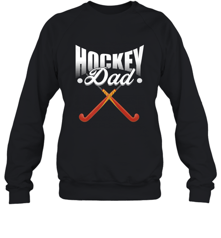 Mens Field Hockey Funny Slogan Pun Gift  Hockey Dad Sweatshirt Sweatshirt / Black / S Sweatshirt - Eddytshirt