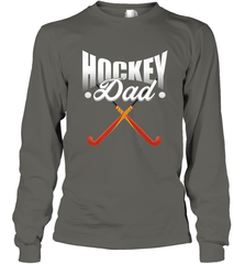 Mens Field Hockey Funny Slogan Pun Gift  Hockey Dad Long Sleeve T-Shirt Long Sleeve T-Shirt - Eddytshirt