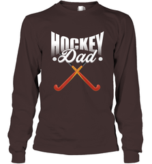Mens Field Hockey Funny Slogan Pun Gift  Hockey Dad Long Sleeve T-Shirt Long Sleeve T-Shirt - Eddytshirt