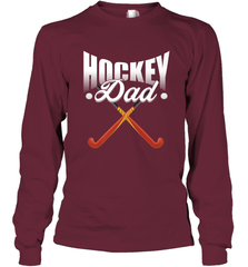 Mens Field Hockey Funny Slogan Pun Gift  Hockey Dad Long Sleeve T-Shirt Long Sleeve T-Shirt - Eddytshirt