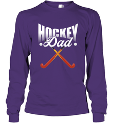 Mens Field Hockey Funny Slogan Pun Gift  Hockey Dad Long Sleeve T-Shirt Long Sleeve T-Shirt - Eddytshirt